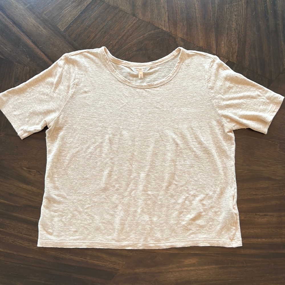 Banana Republic linen top.